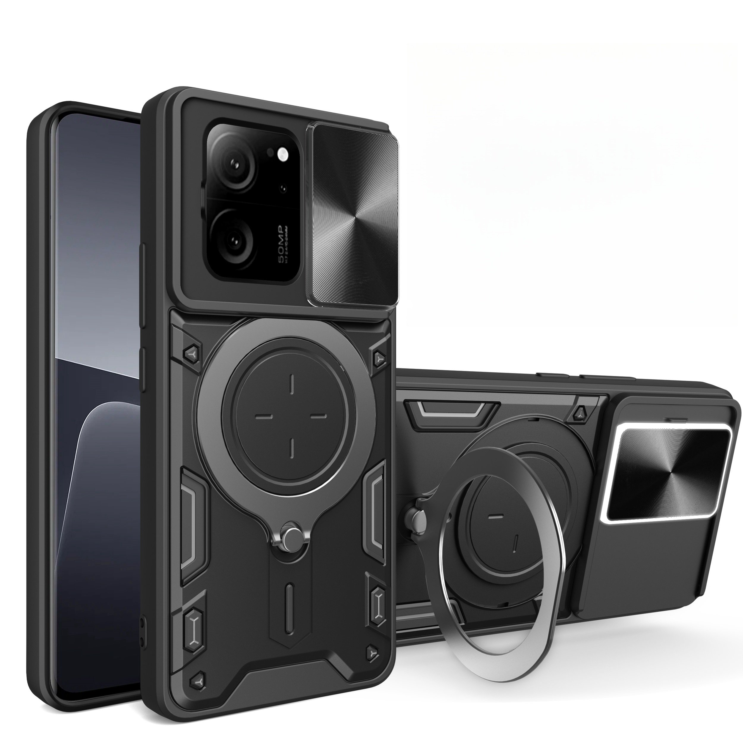 For Xiaomi 14T 13T 11T 13 14 Pro Ultra 11 12 Lite Protective Case 360 Flexible Kickstand Anti Shock Phone Cases Cellphone Cover