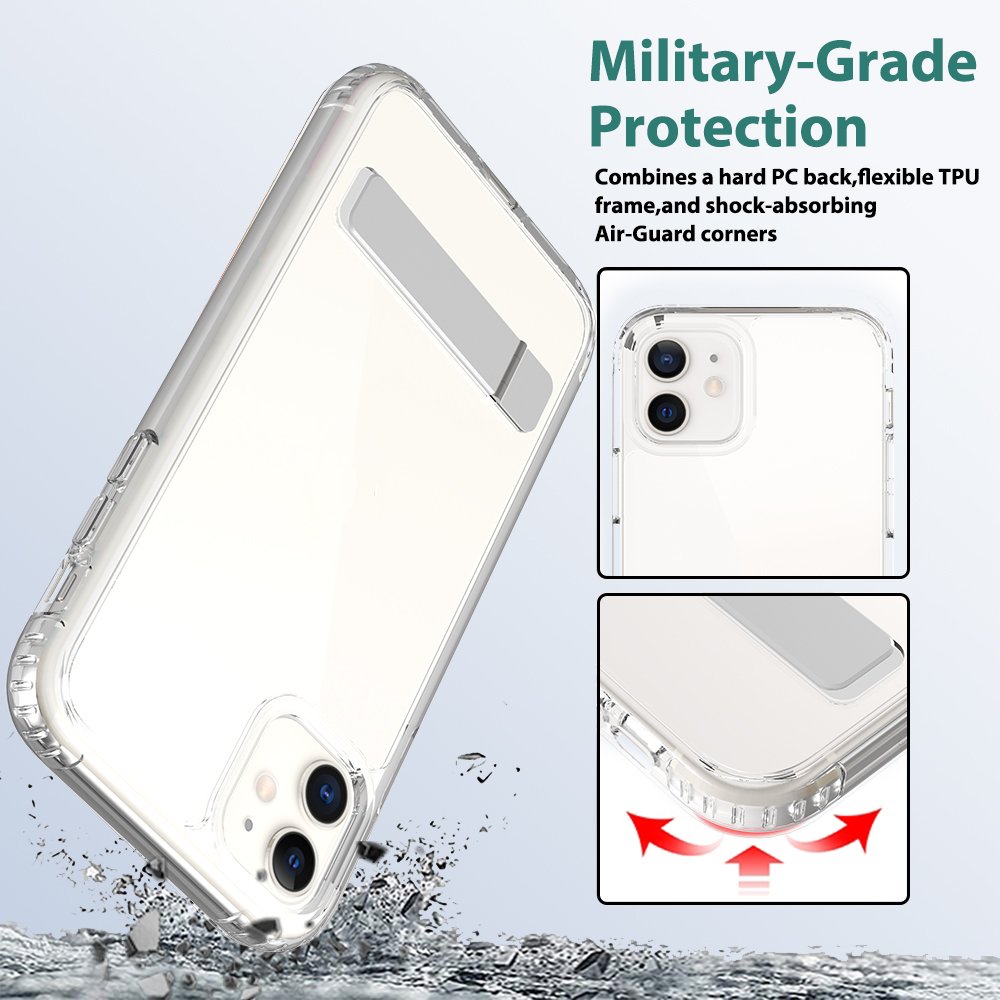 One-word Stand Cases For iPhone 11 Shockproof Transparent Cell Phone Back Cases Cover Clear Suitable For Apple Mobile Phone Case