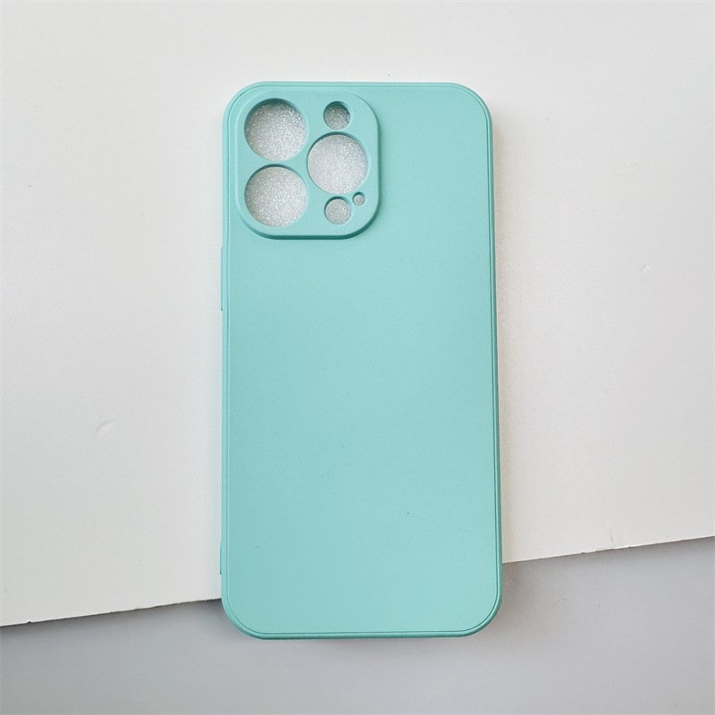 Ultra Thin Matte Colorful TPU Case For iPhone 15 Pro Max 14 13 12 11Silicone TPU Light Weight Cover Small Holes Lens Protection