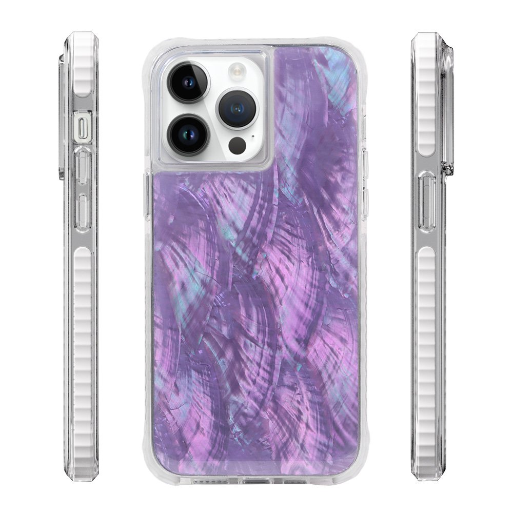 Best Selling Wholesale Factory Pretty Shining Seashell TPU PC TPE Epoxy Resin Mobile Phone Case for iPhone 15 14 13 pro max