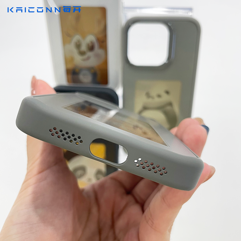 Best Selling Photo Projection Digital Diy E Ink Screen Display Smart Window Mobile Phone Case For Iphone 12 13 14 15 Pro Max
