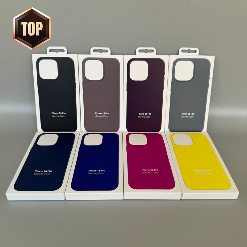 New arrival shockproof rubber Magnetic mobile phone case back silicone cover cases for iPhone 16 16plus 16 pro max 16 pro