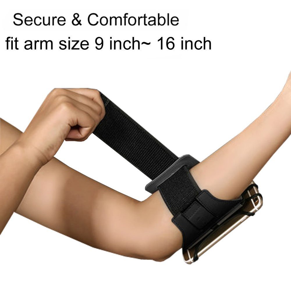 Factory direct sale Mobile phone accessories Hot sale rotate sport running armband for all smart phone Pefect running armband