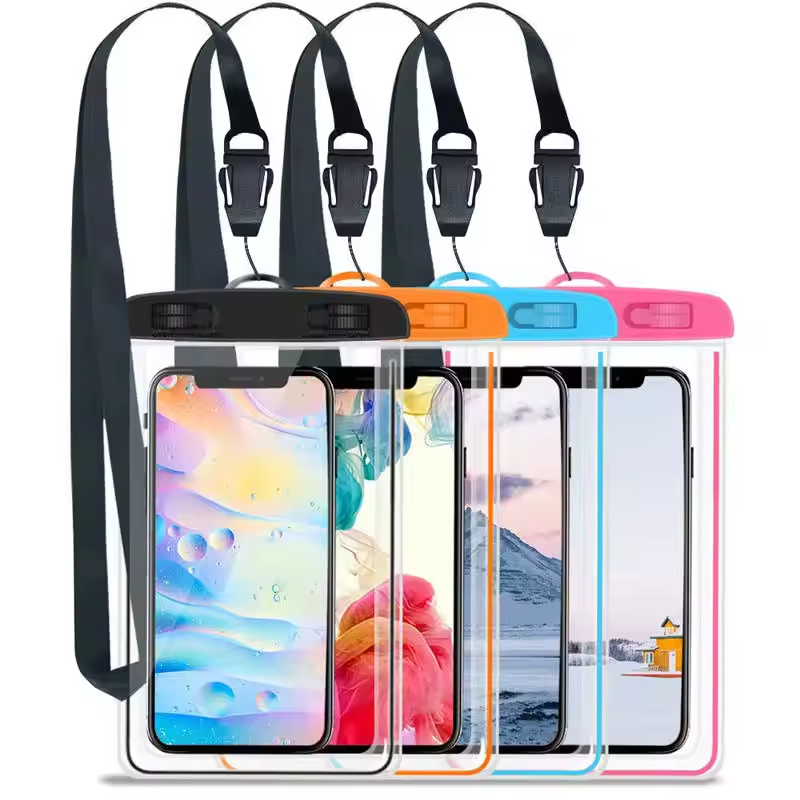 waterproof anti fog phone case manufacturer customize plastic water proof bag mobile phone cover