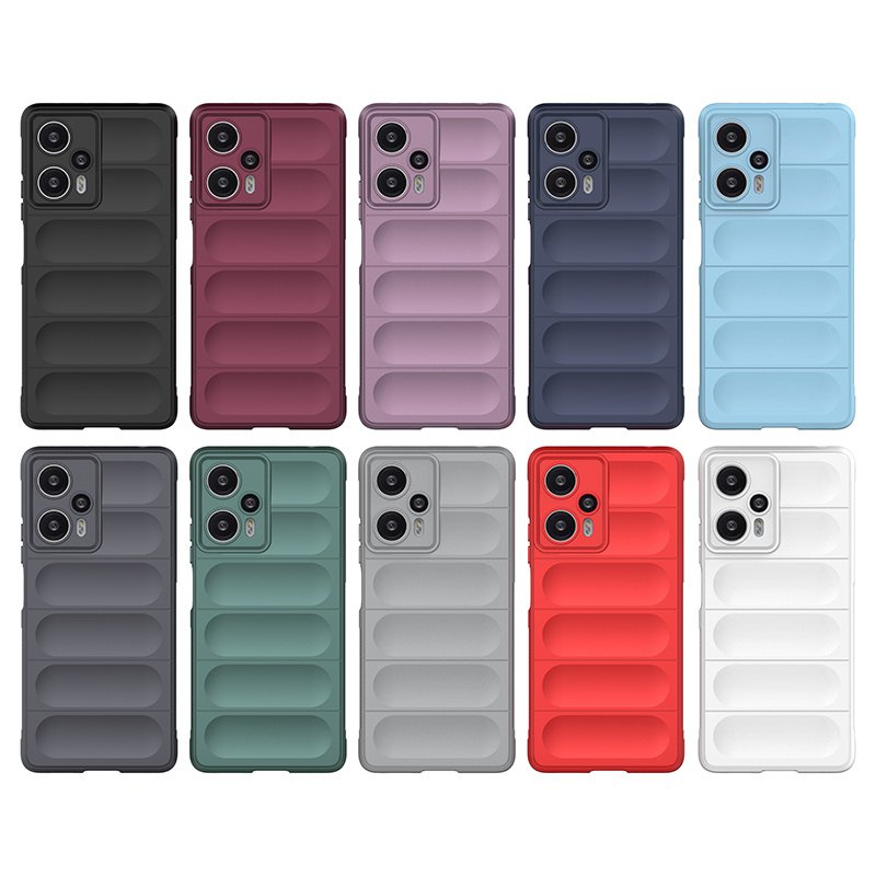 Magic Rubber Shockproof Silicone Phone Case For Redmi Note 12s Shockproof Bumper Mobile Phone Cases For Xiaomi Poco F5 X5 Pro