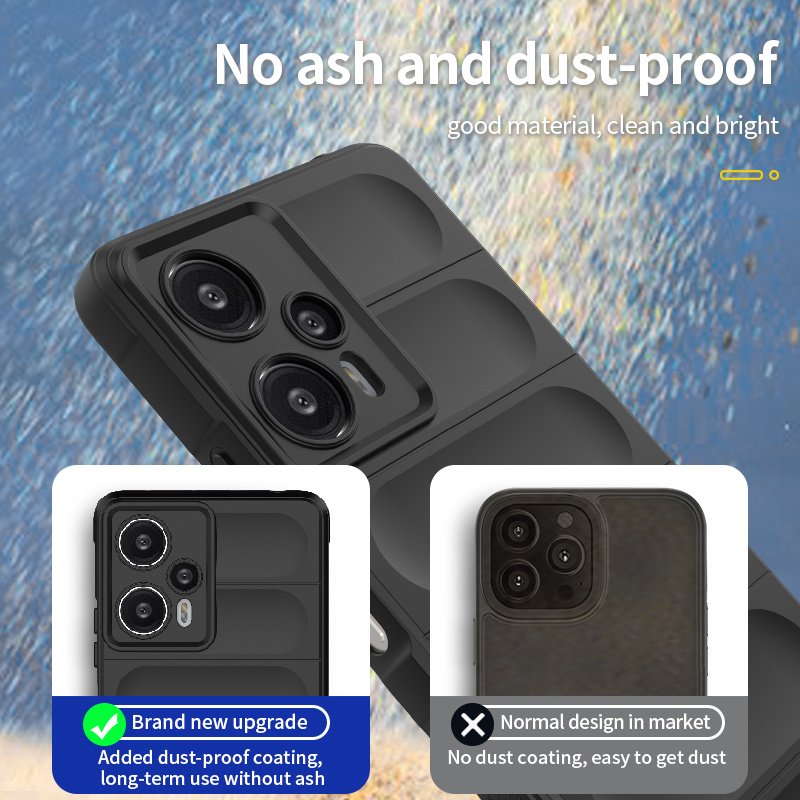 Magic Rubber Shockproof Silicone Phone Case For Redmi Note 12s Shockproof Bumper Mobile Phone Cases For Xiaomi Poco F5 X5 Pro