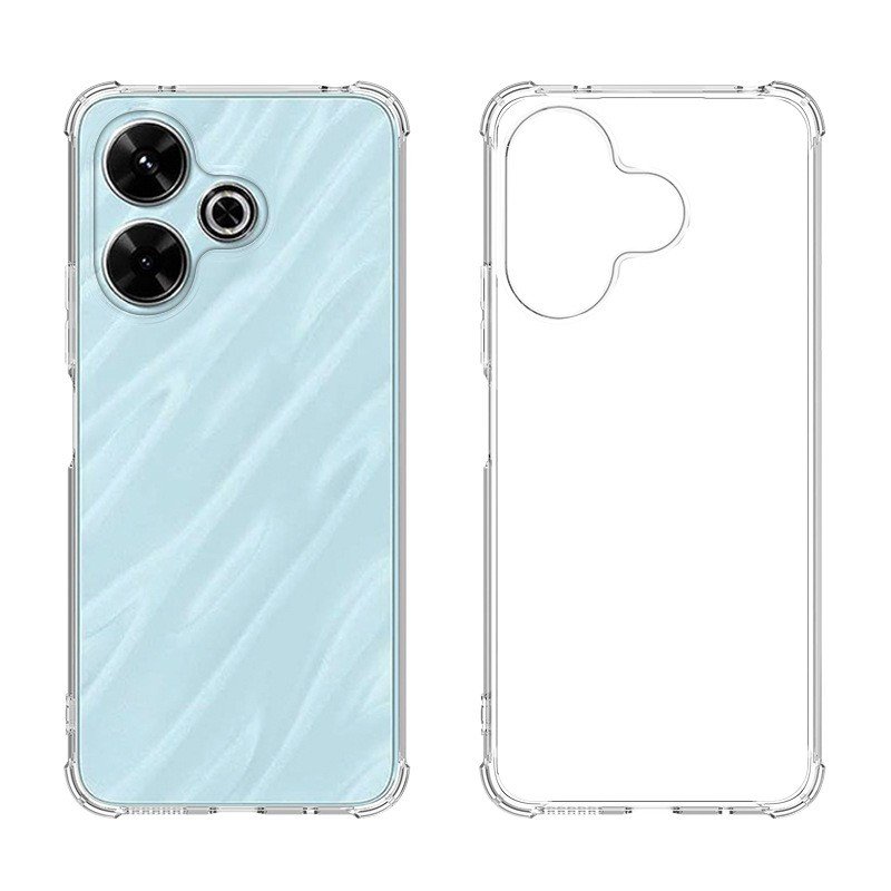 Shockproof Soft TPU Case For Xiaomi 11i 12 Lite Pro 12 Poco C40 F4 M5 Redmi Note 13R Pro Clear Transparent Protector Cover