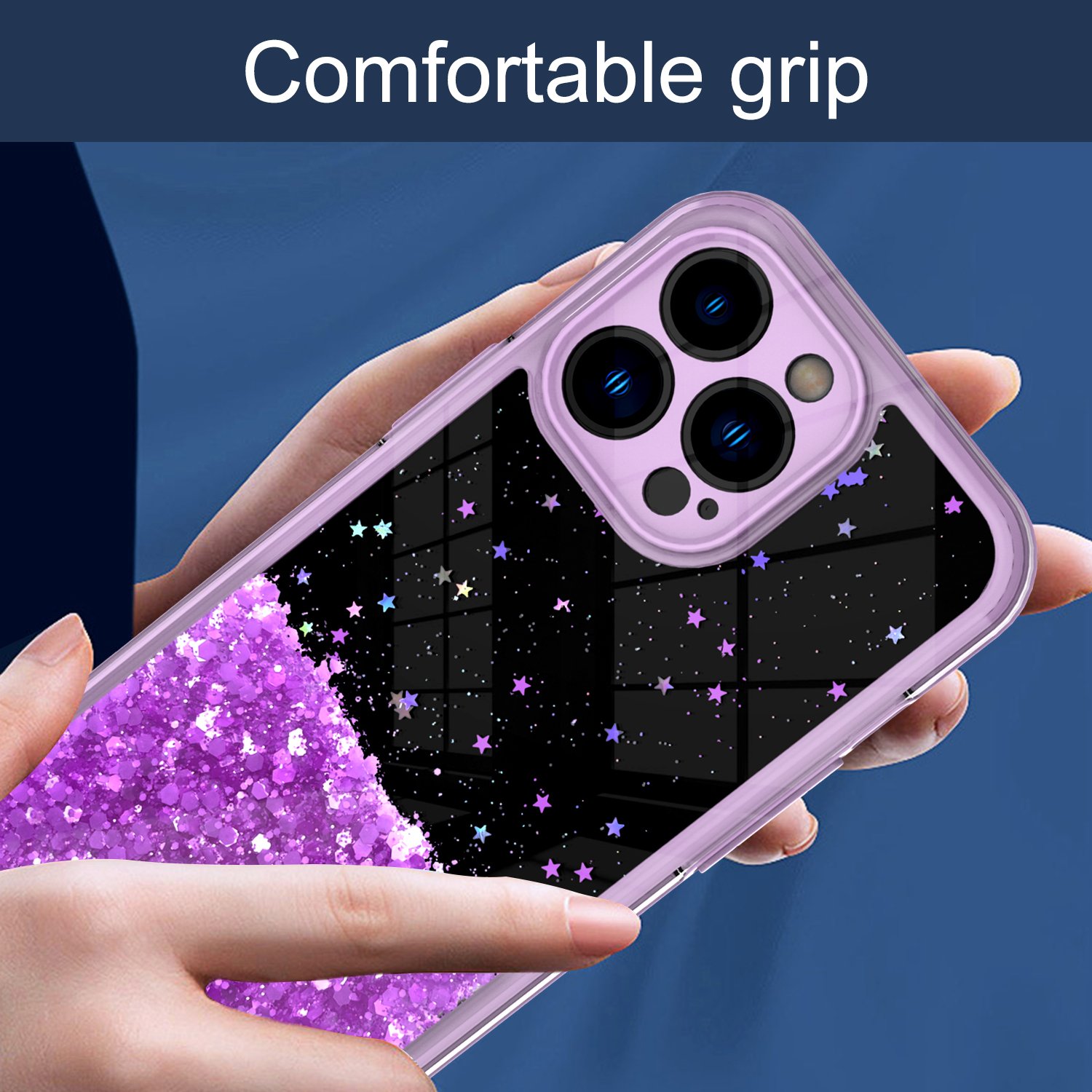 Luxury Gradient Transparent PC TPU Phone Case for iPhone 15 16 Pro Max Features Wireless Compatible Huawei Realme Cellphones