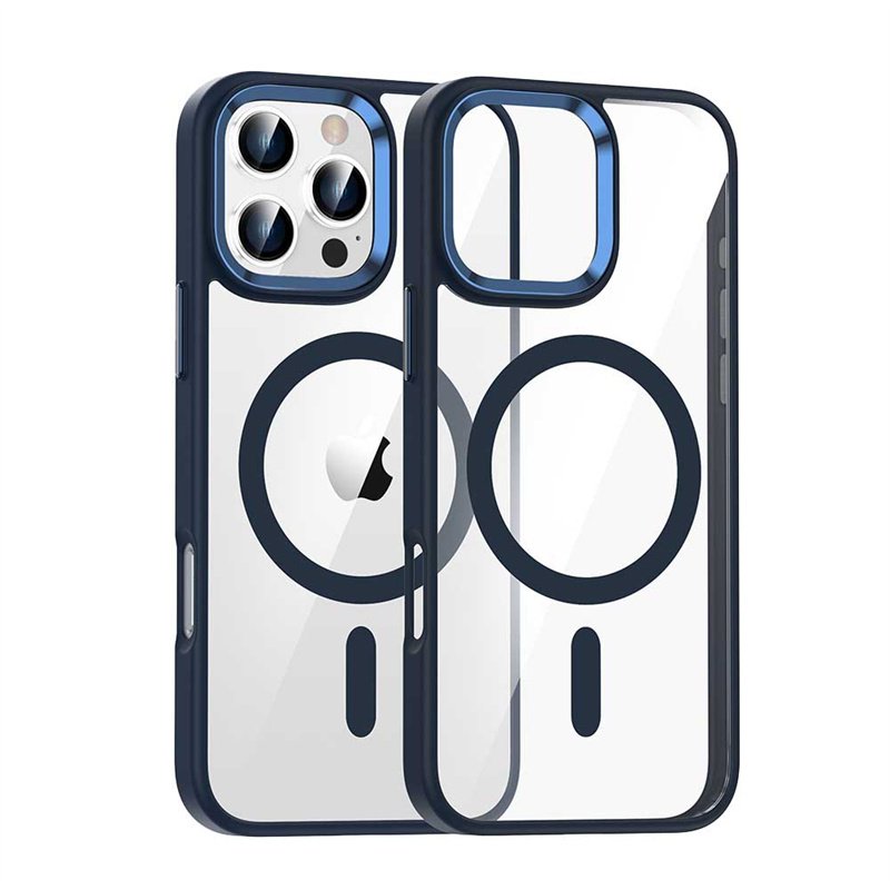 Invisible Air Cushion Drop-proof Case For iPhone 16 Magnetic High Transparency Cell Phone Cover For iPhone 16 Pro Max Plus