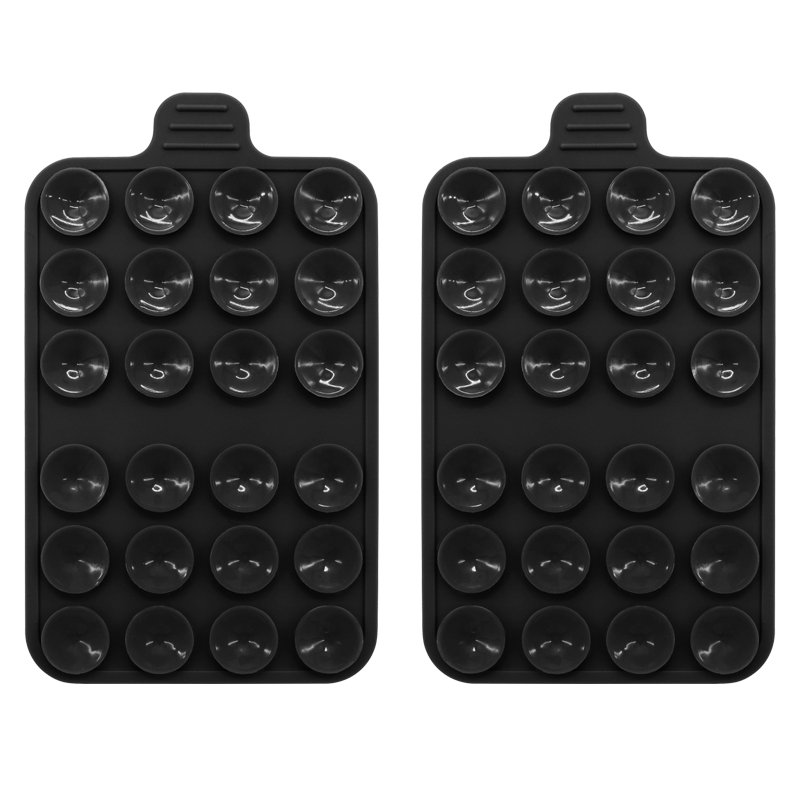 new arrival double-sided silicone suction cup mobile phone case holder portable silicone suction cup holder with OEM logo