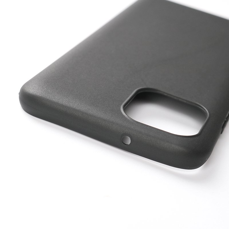 Black Matte Silicone Phone Case For Samsung Galaxy A16 Soft TPU Cell Phone Case Protective Back Cover