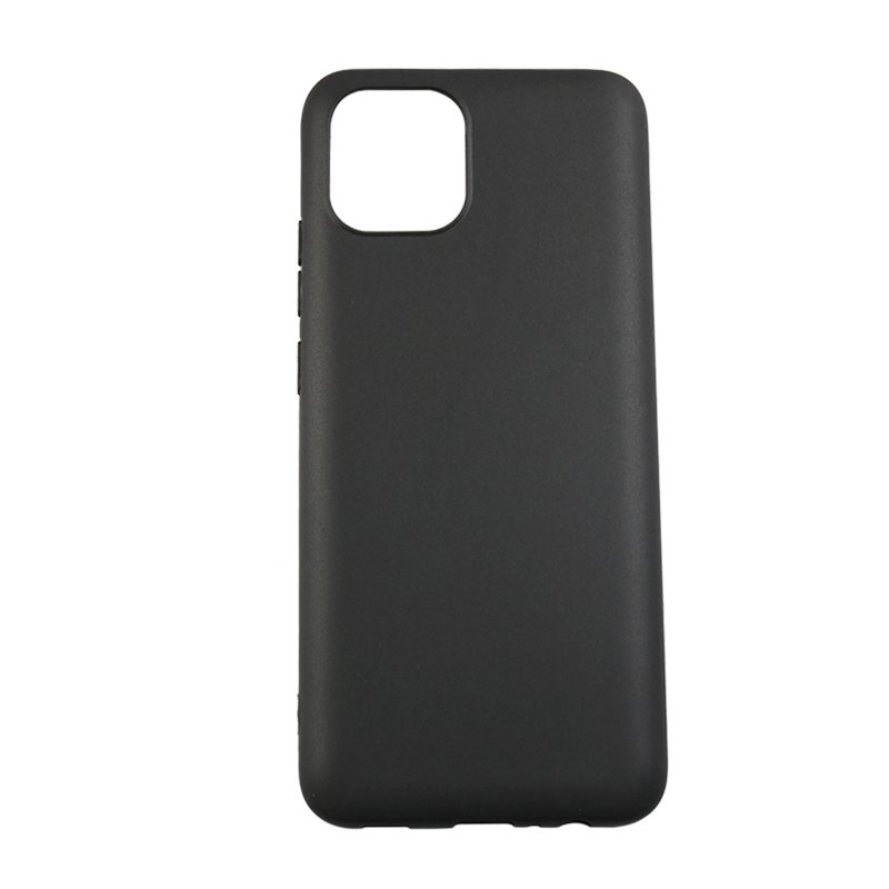 Black Matte Silicone Phone Case For Samsung Galaxy A16 Soft TPU Cell Phone Case Protective Back Cover