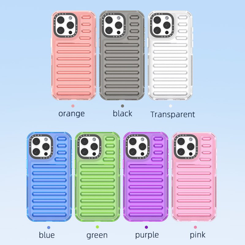 New Arrival High Transparency Capsule Shockproof case For Iphone 16 Pro Max Airbag Protective phone case For Iphone 15 14 13 12