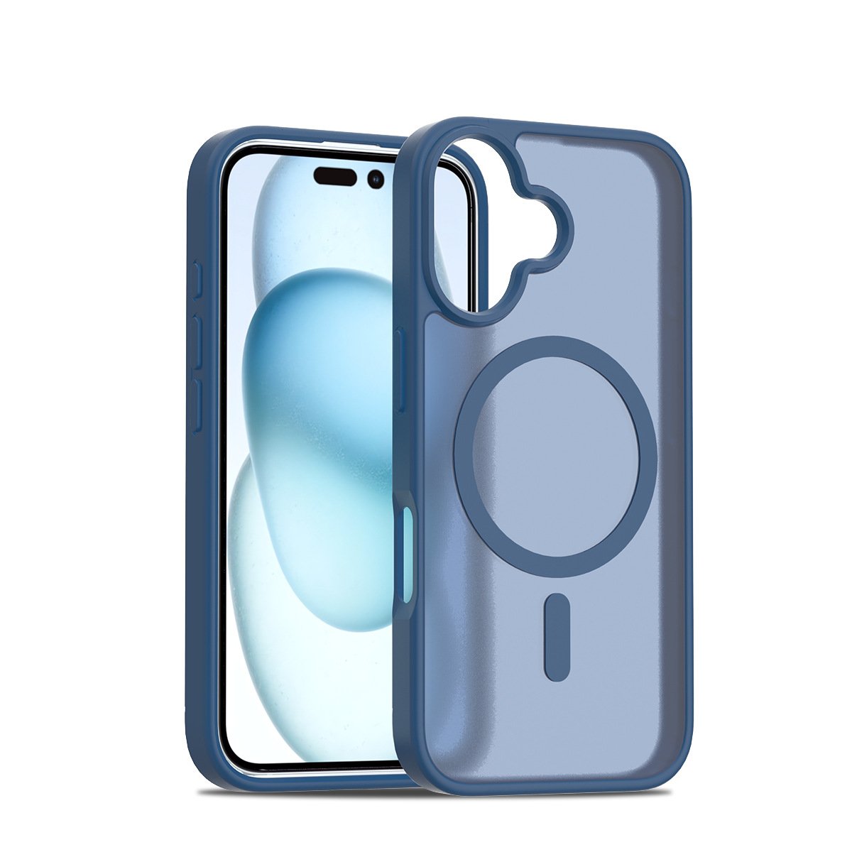 Magnetic case For IPhone 16 Clear Acrylic Non-Yellowing Shockproof Protective Slim Phone Case For Iphone 16promax
