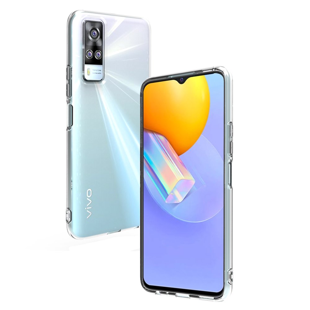 2021 Factory sells high transparent anti-falling 2.0MM thick TPU mobile phone case For vivo Y51