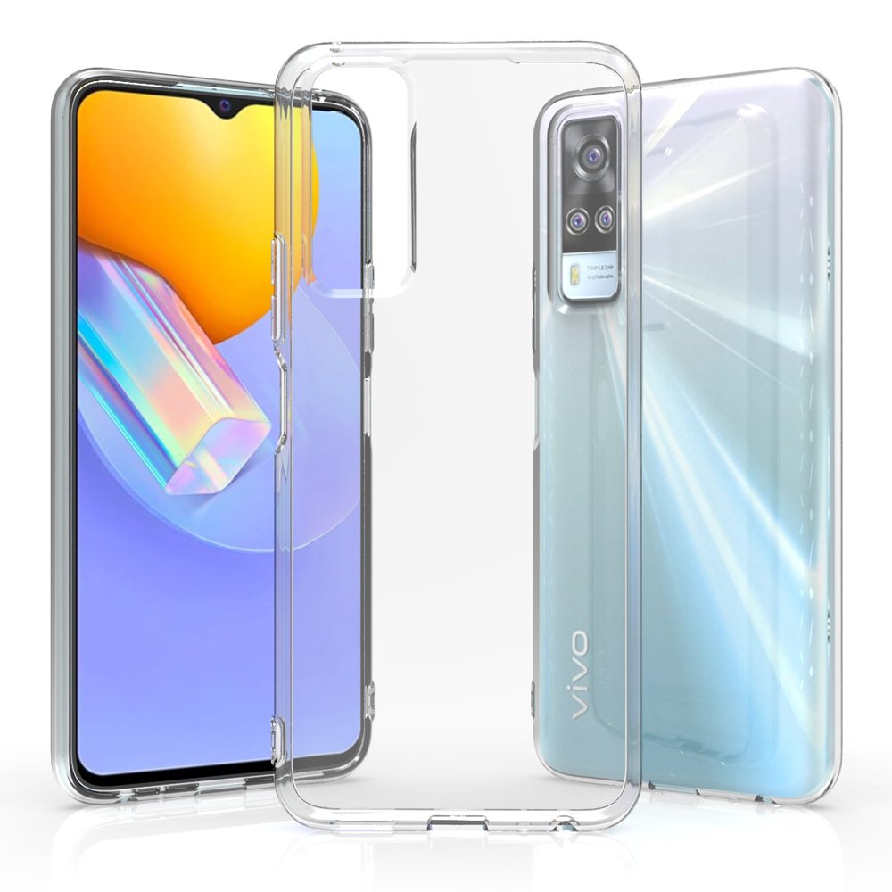 2021 Factory sells high transparent anti-falling 2.0MM thick TPU mobile phone case For vivo Y51