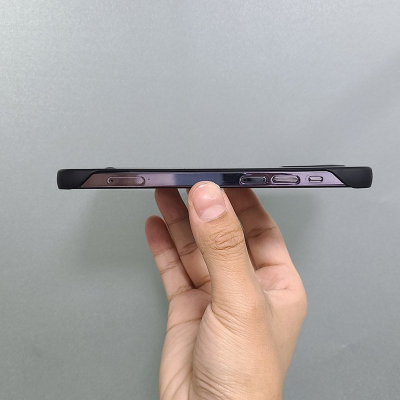 Slim Hard Pc Borderless Frosted Finish Phone Case Newest Colour Matte Phone Case for iPhone 12 14 15 16 Case Without Side Border