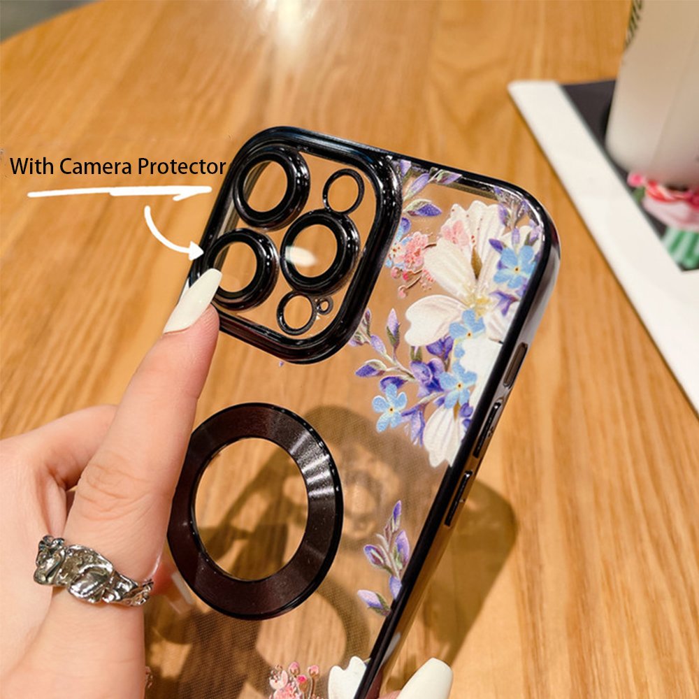 Colorful Mobile Phone Cases Covers Strong Protection for iPhone 15/15 Pro with Camera Protector