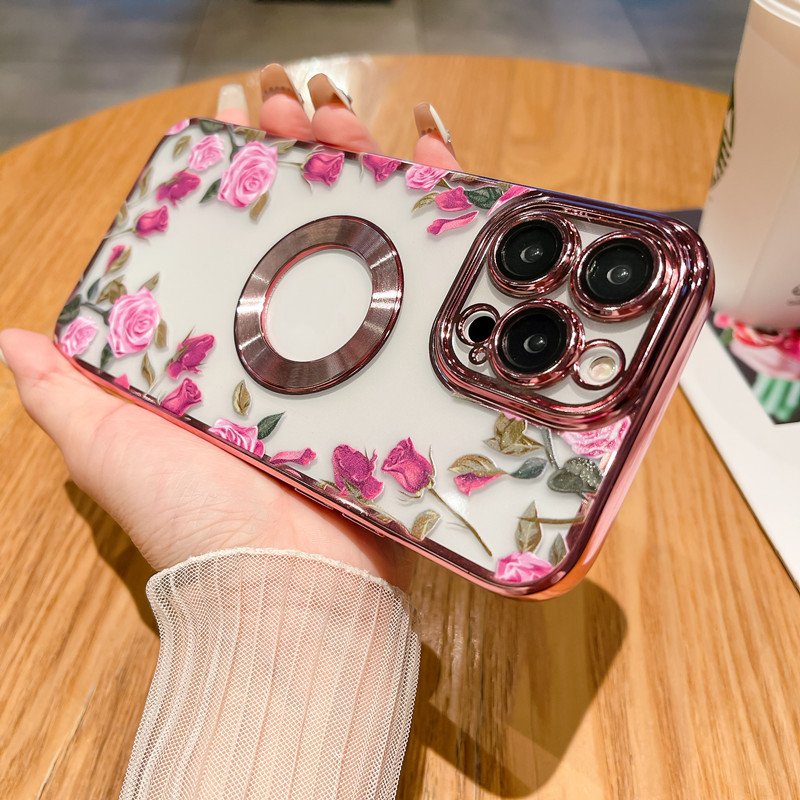Colorful Mobile Phone Cases Covers Strong Protection for iPhone 15/15 Pro with Camera Protector