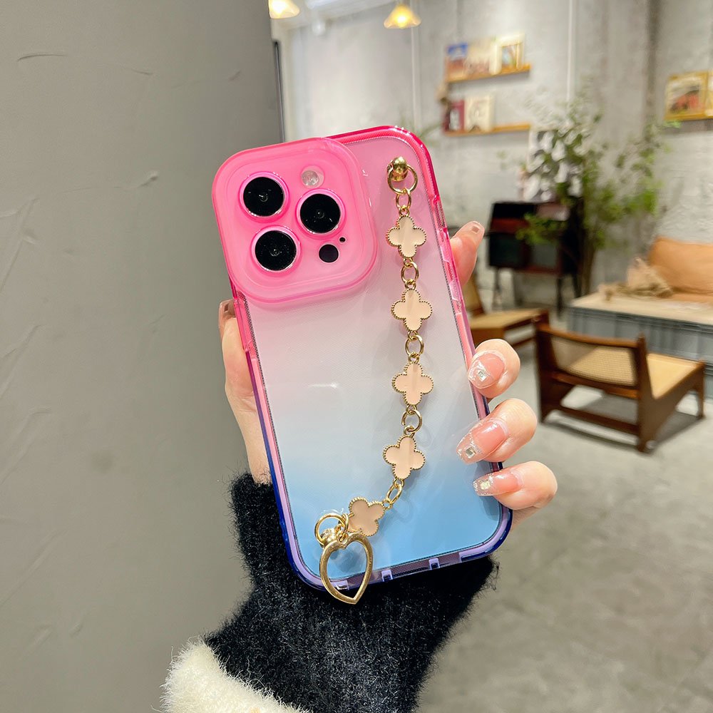 Wholesale Factory Custom PC TPU Silicon Phone Case Universal Colorful Waterproof Mobile Phone Protector for iPhone SE 14 Max Blu