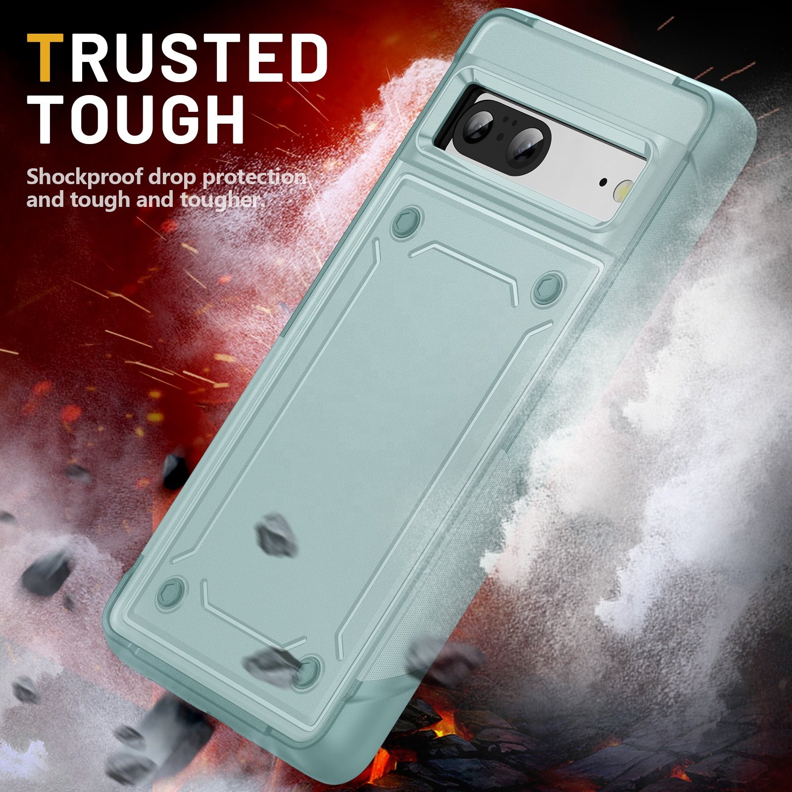 for Google Pixel 7/7 Pro Case Dual Layer Protective Heavy Duty Cell Phone Cover for Google Pixel 7A Pixel 8/8pro