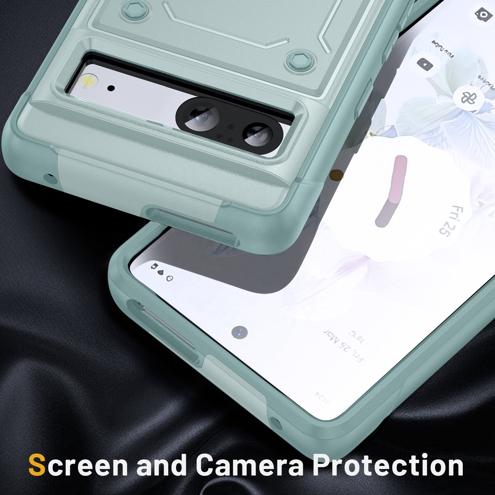 for Google Pixel 7/7 Pro Case Dual Layer Protective Heavy Duty Cell Phone Cover for Google Pixel 7A Pixel 8/8pro
