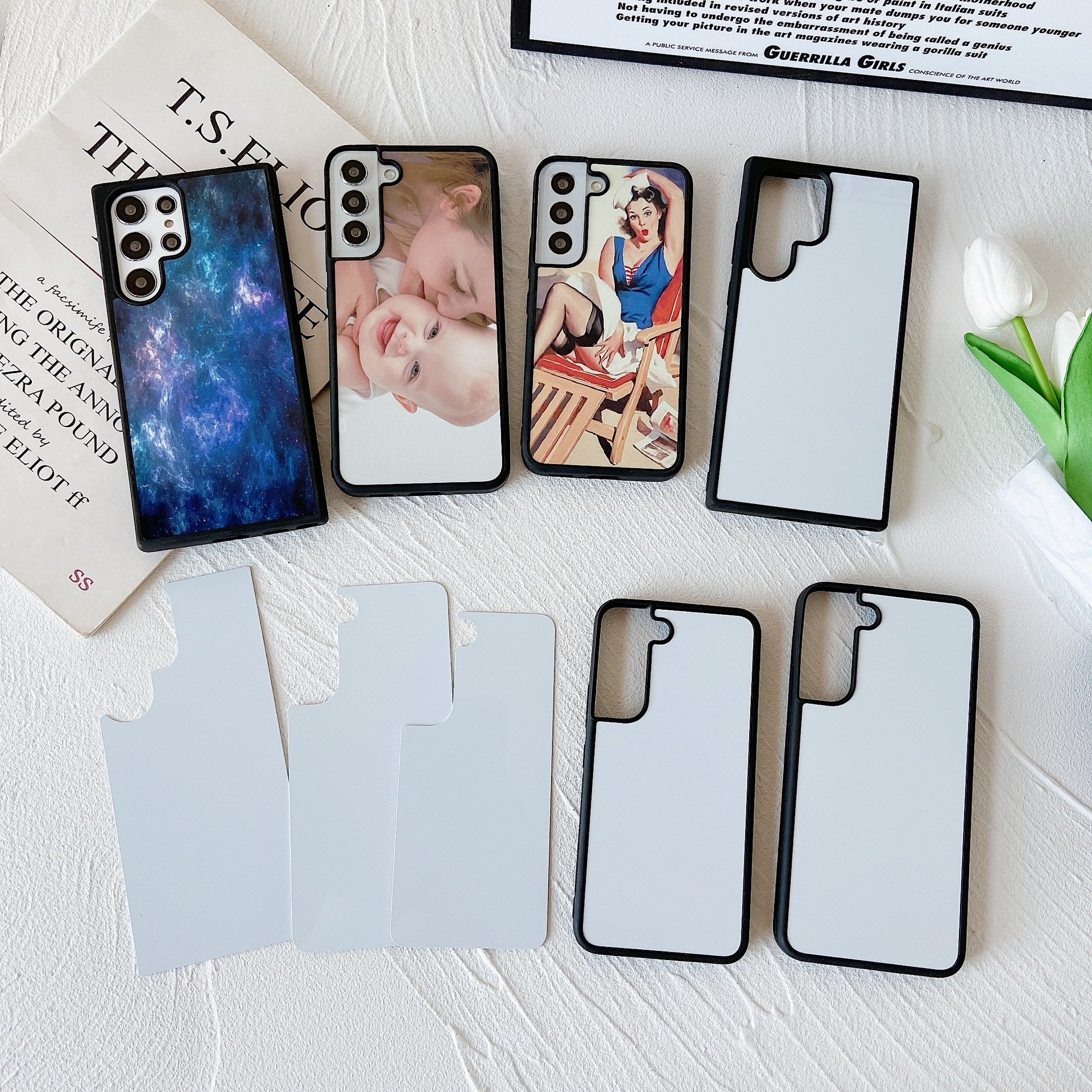 Mobile Phone Cases New Arrives For Samsung Galaxy S23 ultra A90 A80 Blank Printable case