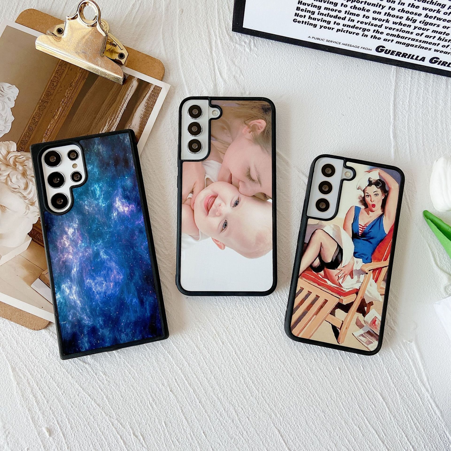 Mobile Phone Cases New Arrives For Samsung Galaxy S23 ultra A90 A80 Blank Printable case