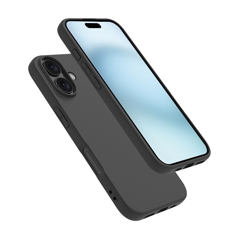 Black matte tpu mobile phone cases anti fall waterproof phone case for iPhone 16 15 14 Plus 13 Pro Max 12 Pro 11 X XR 6 7 8 Plus
