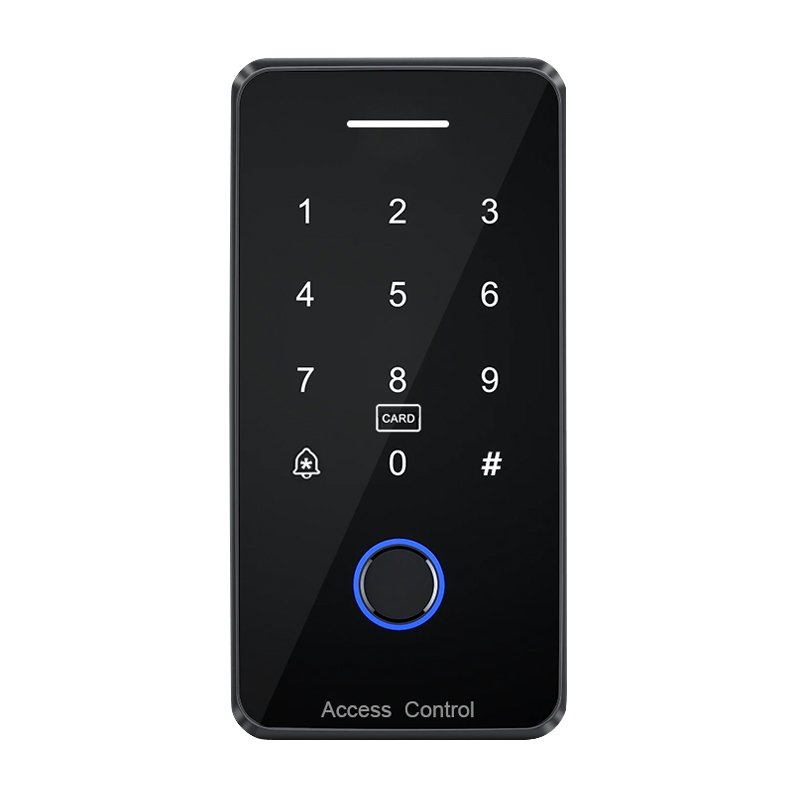 Smart WiFi Bluetooth access control machine with fingerprint keypad password IC card mobile phone applet remote door opening