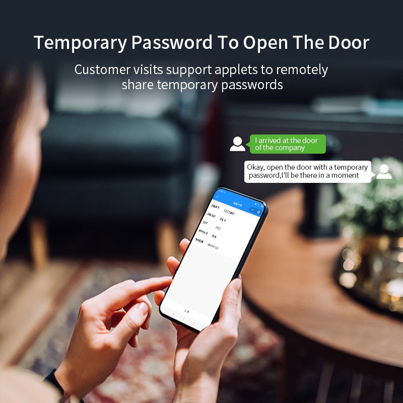 Smart WiFi Bluetooth access control machine with fingerprint keypad password IC card mobile phone applet remote door opening