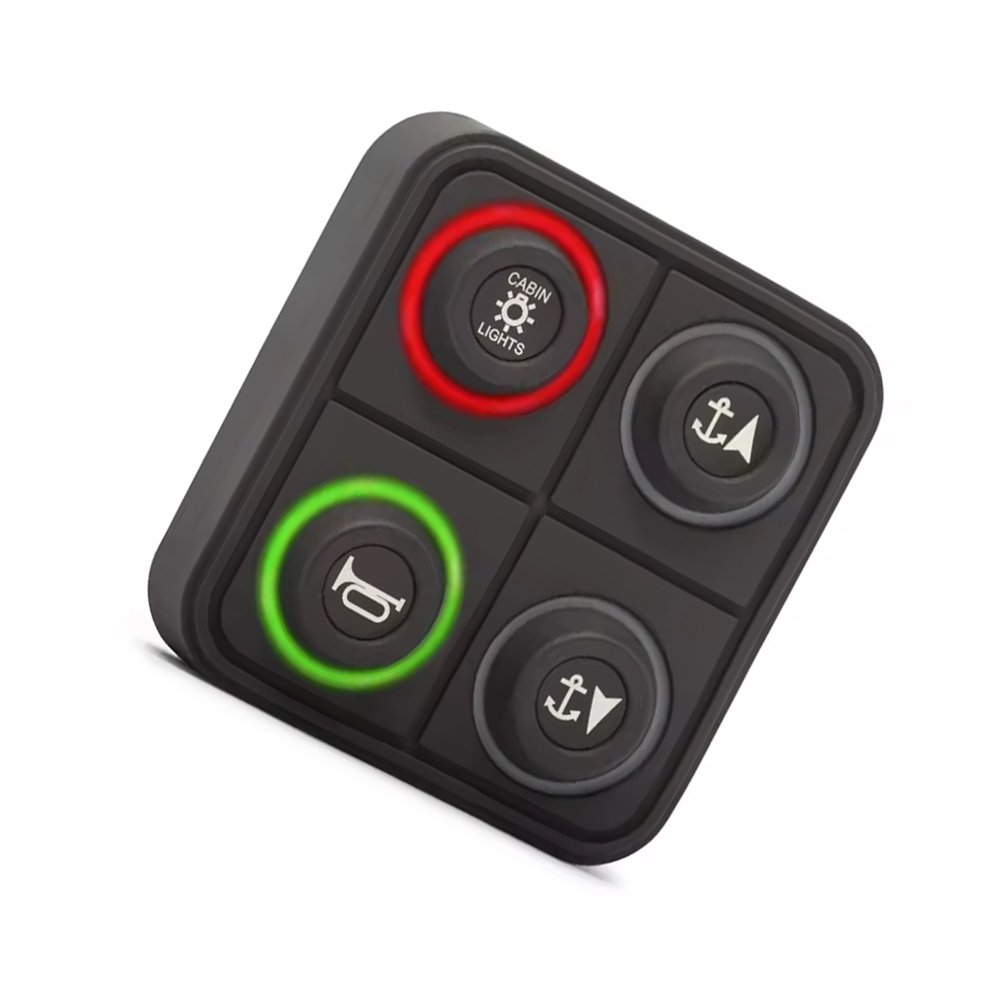 2x2 Keypad with Arrow Icons and RGB Illumination LED Arrow Key Keyboard Panel