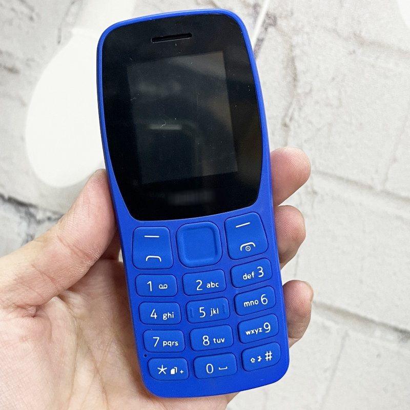 105 2022 2G GSM Feature Phone Non-intelligent Dual SIM Card Bar Keypad Students Seniors Phone