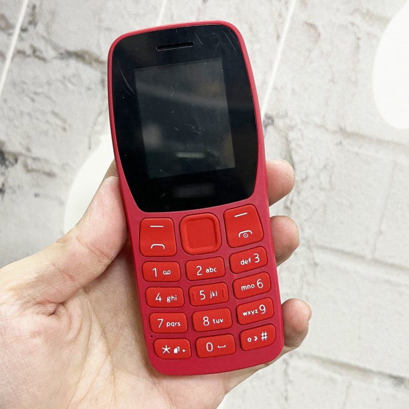 105 2022 2G GSM Feature Phone Non-intelligent Dual SIM Card Bar Keypad Students Seniors Phone