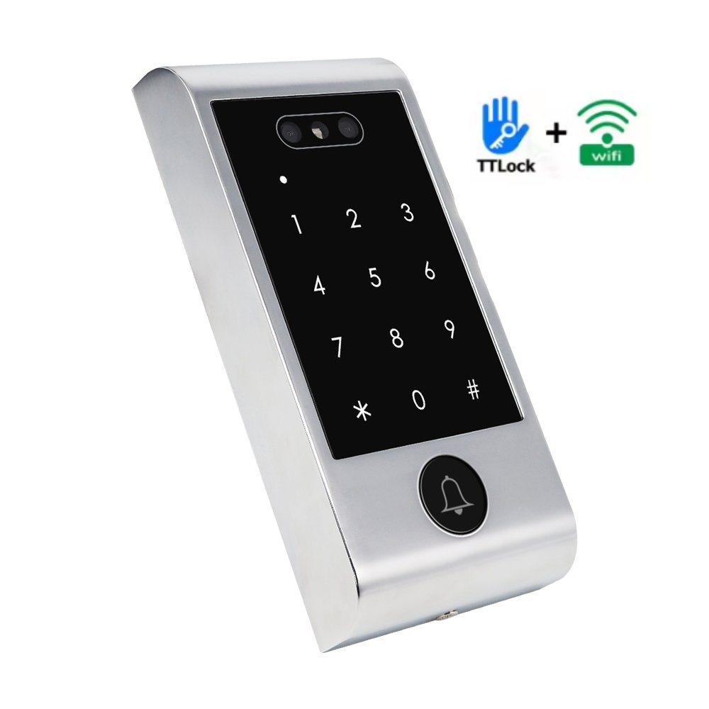 TTLock Ble/WiFi Password Card Door Access Controller Face Recognition Biometric Time Attendance Access Control System