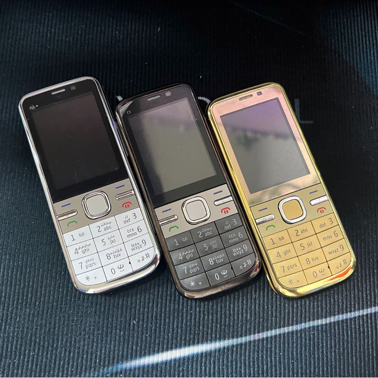 Cross-border mobile phone C5-00 straight plate mobile Unicom 3G key elderly cross-border foreign trade mobile phone