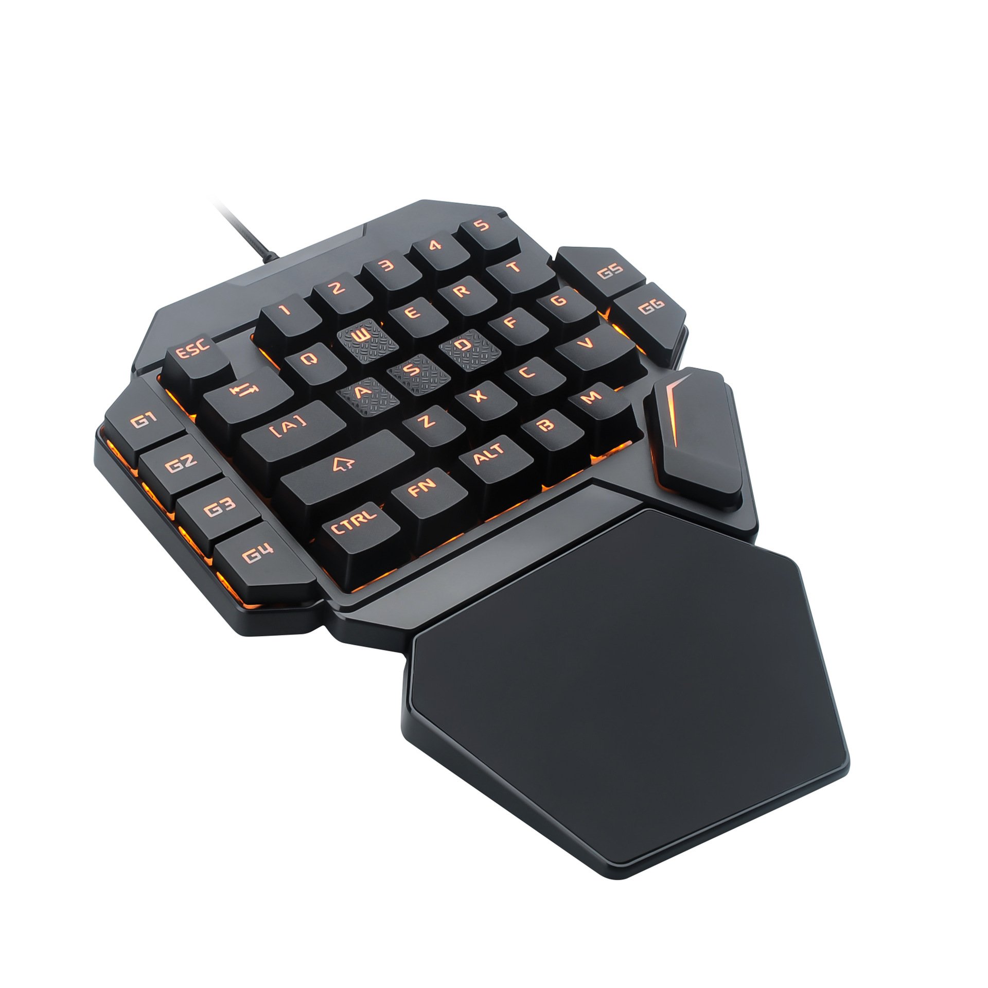 K50 Eat chicken one hand mechanical keyboard throne left hand keypad mobile phone games external equipment