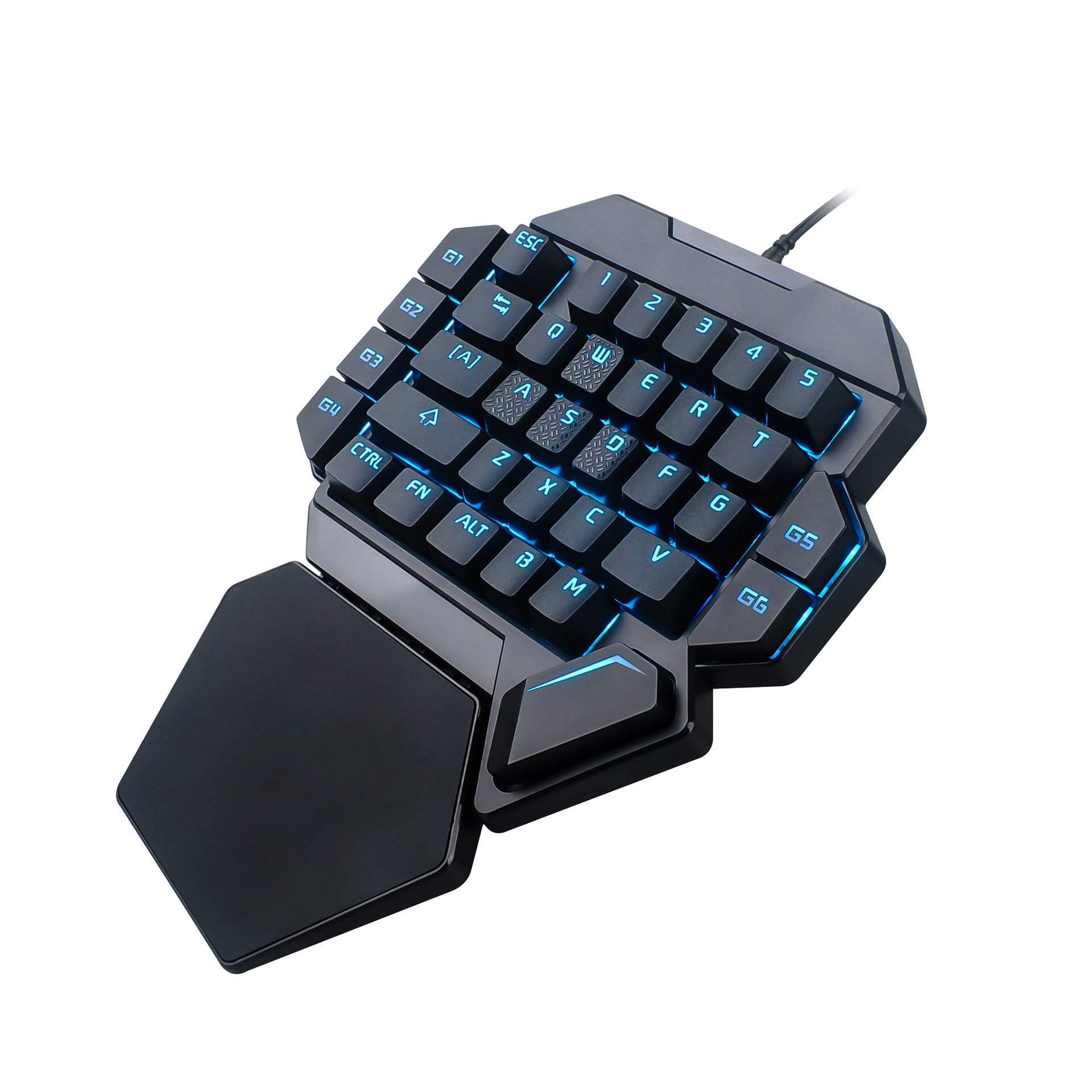 K50 Eat chicken one hand mechanical keyboard throne left hand keypad mobile phone games external equipment