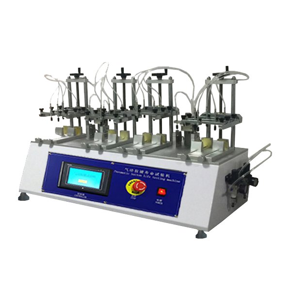 Pneumatic keypad life testing machine two test station pneumatic key life testing machine and phone tester