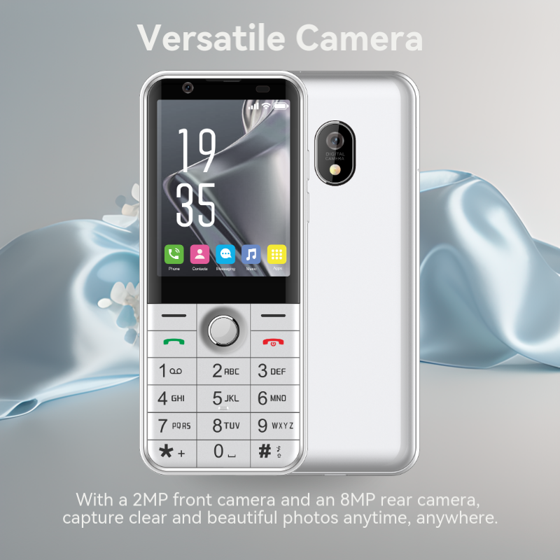 New Original Dual SIM Wifi Multilingual 2.8 Inch FM Radio Rugged Android 4G Feature Mobile Phone