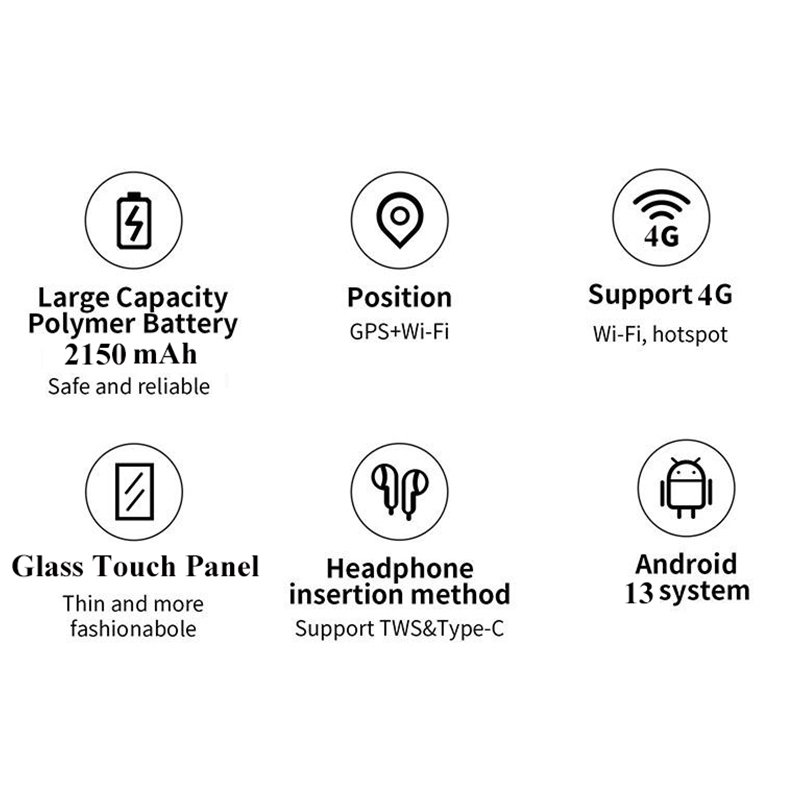 New Original Dual SIM Wifi Multilingual 2.8 Inch FM Radio Rugged Android 4G Feature Mobile Phone
