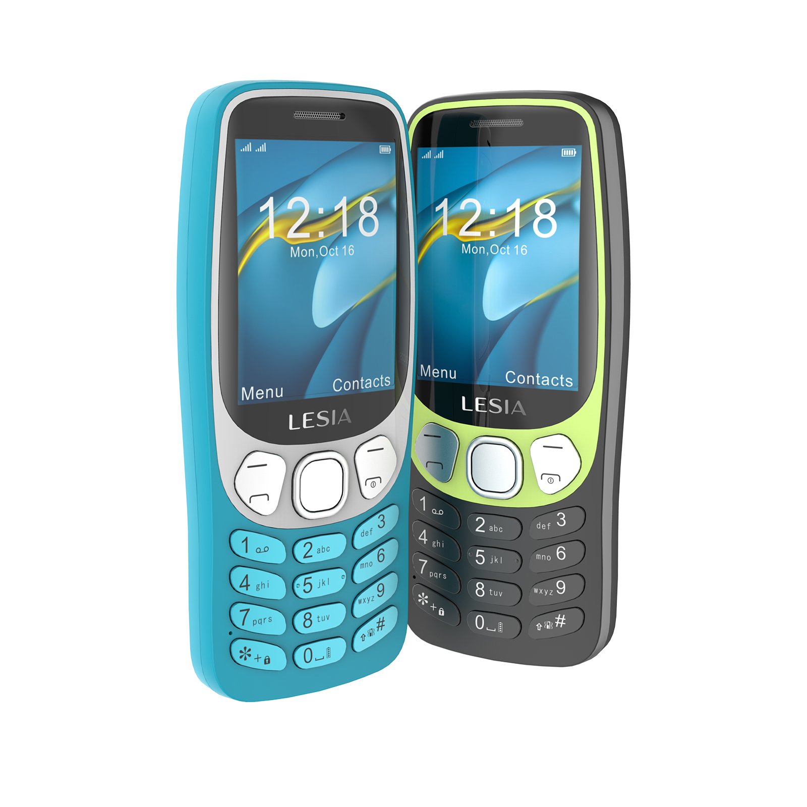 LESIA 2.4 Inch Feature Phone Display Low Price Slim Keypad three SIM GSM Button Mobile Phone keypad long standby time