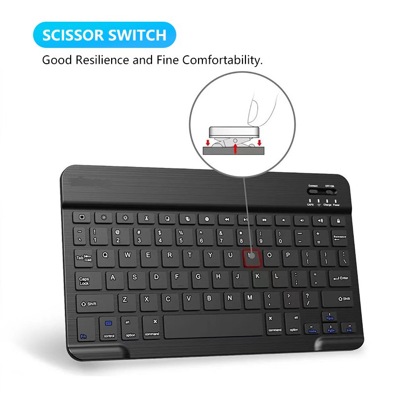 Blue tooth Keyboard 10th Generation Touch Wireless Tablet 2024 Magnetic suspension Keyboard for tablet Pad