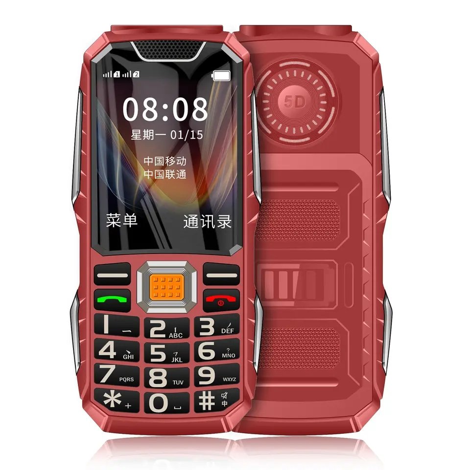 High quality 2.4 inch GSM unlocked cellphone with big keypad big speaker big screen mobile phone W2019 new version