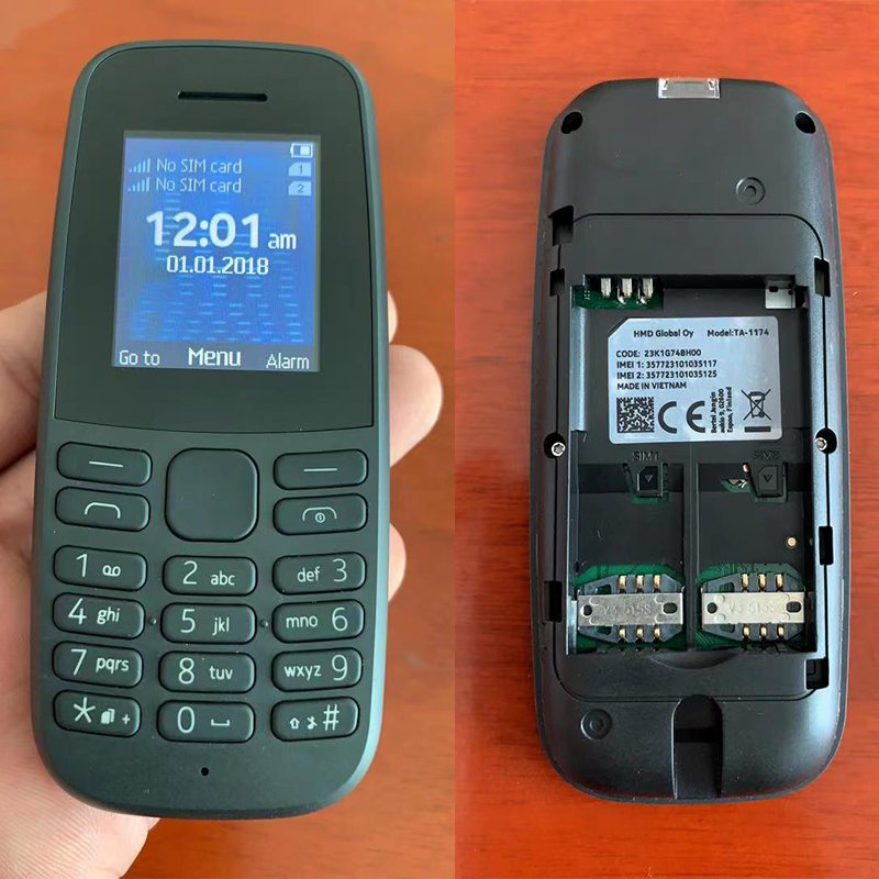 Keypad button Cellphone Unlocked Mobile Phone For Nokia 105 107 108 130 220 225 103 1280 2300