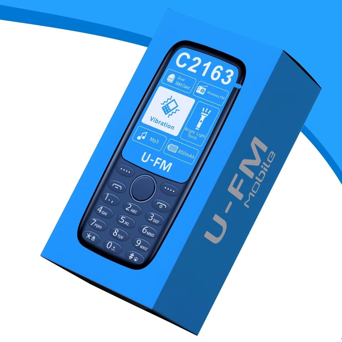 U-FM 2163 1.8 Inch New Arrivals: Low Price Cheapest Mobile Phone