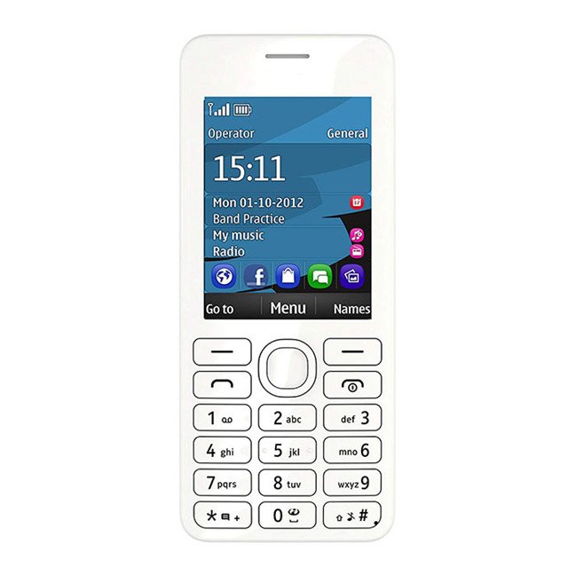 Wholesales Best Popular Original Factory Unlocked Cheap 3G Classic BAR Mobile Cell Phone For Nokia 206