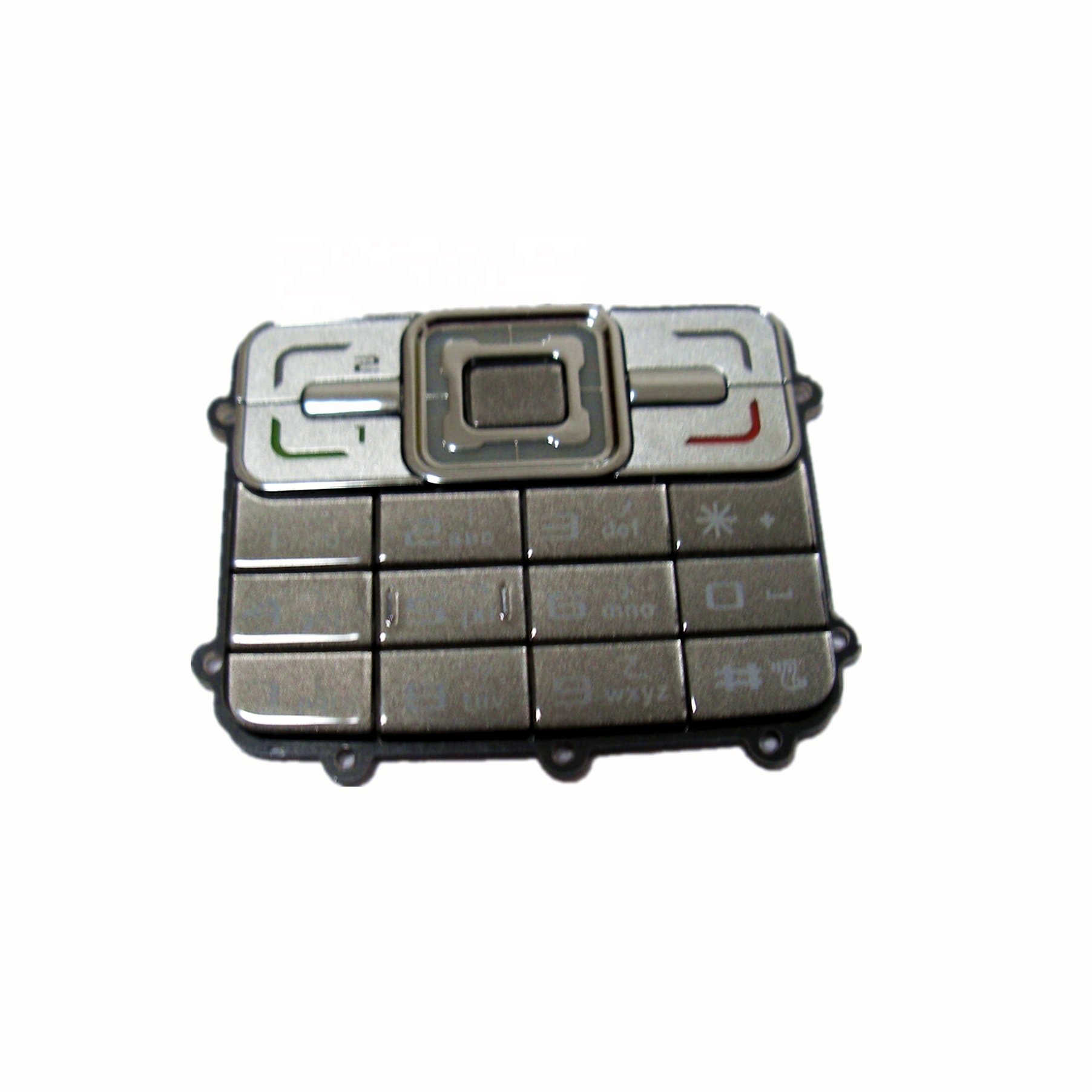 OEM Electronic Silicone Rubber Button Keys Plastic Keycap Rubber Keypad P+R Keyboard for Mobile Phone