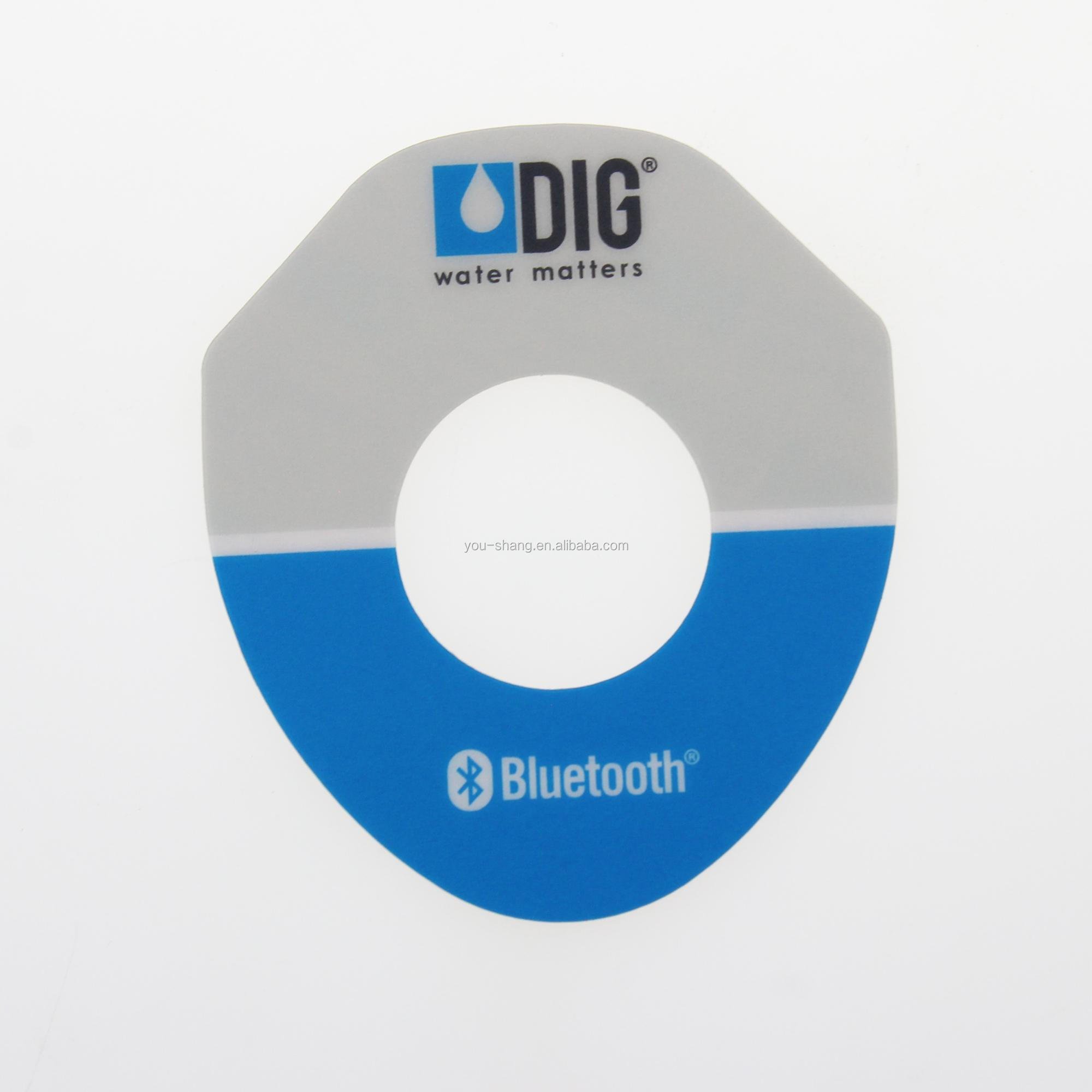 Custom Adhesive Polycarbonate PC Panel Label Lameplate Overlay Graphic Stickers for Electronic Control Equipment