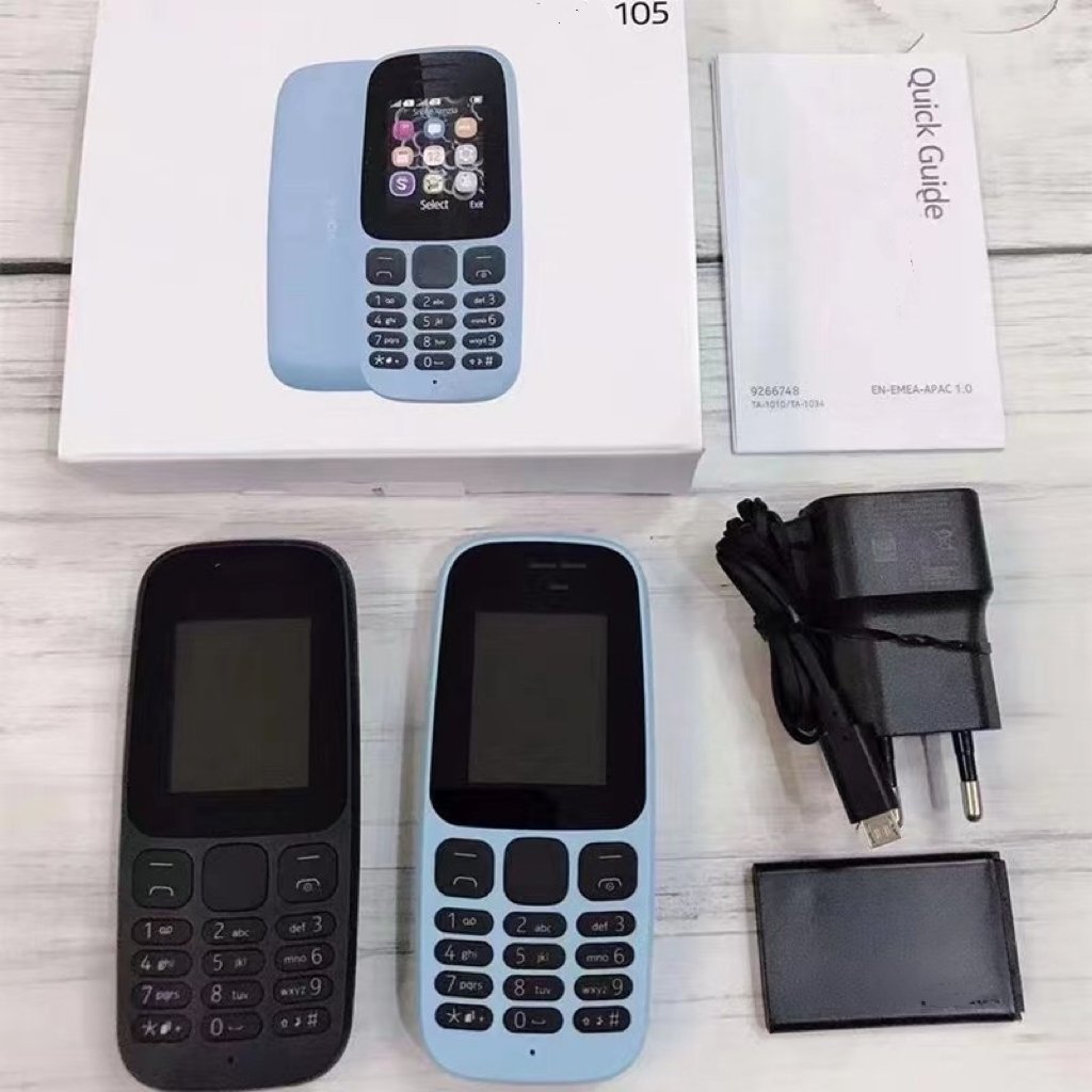 mobile phone 105 2017 2G 2MP dual sim card elderly student value straight button mobile phone